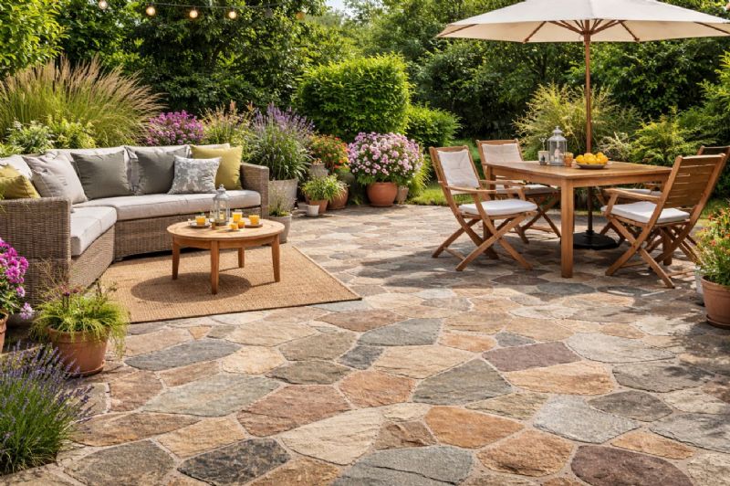 戶外地坪想更有質感？亂石地磚特色、耐用性與施工方法整理